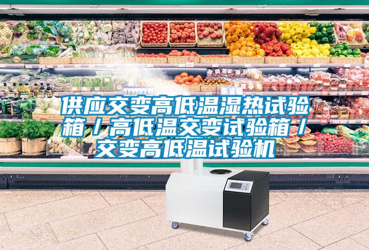 供應交變高低溫濕熱試驗箱/高低溫交變試驗箱/交變高低溫試驗機